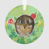 Süßer Igel Ornament (Rückseite)