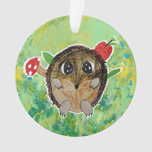 Süßer Igel Ornament (Vorderseite)