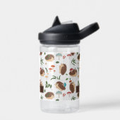 Süßer Igel Pilz Waldtier Kinder Trinkflasche (Links)