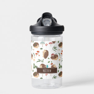 Süßer Igel Pilz Waldtier Kinder Trinkflasche