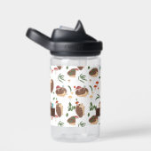 Süßer Igel Pilz Waldtier Kinder Trinkflasche (rechts)