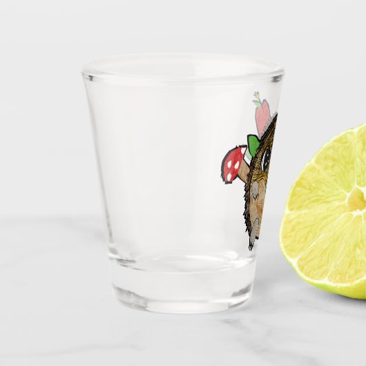 Süßer Igel Schnapsglas (Links)