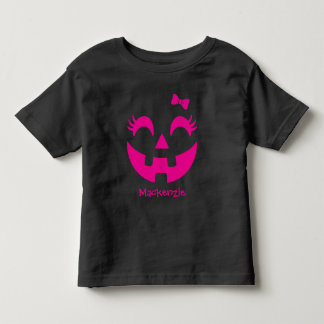 Süßer individueller Halloween-Kürbis-Jack O' Lante Kleinkind T-shirt