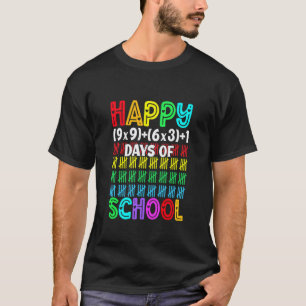 Süßer intelligenter Lehrer Schüler 100. Schultag T-Shirt