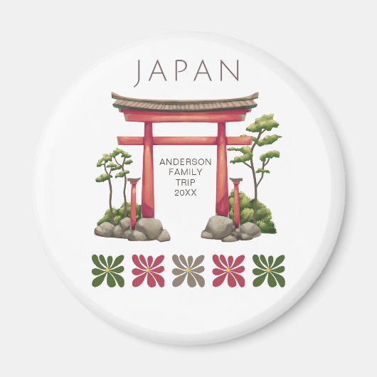 Süßer Japan Torbogen Magnet (Vorne)