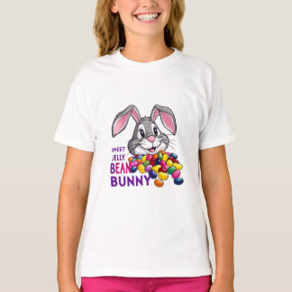 Süßer Jelly Bean Bunny! Mädchen T-Shirt