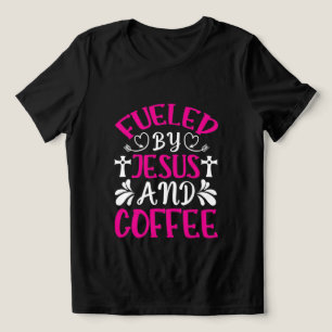 Süßer Jesus Kaffee Wortkunst Tri-Blend Shirt