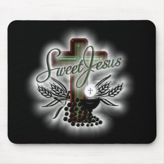 Süßer Jesus Mousepad (Vorne)