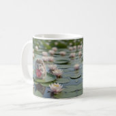 Süßer Juli-Igel mit Rubin-Herz Kaffeetasse (Vorderseite Links)