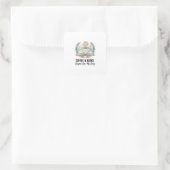 Süßer Kaffee & Bücher Aufkleber – Ästhetik für Büc (Tasche)