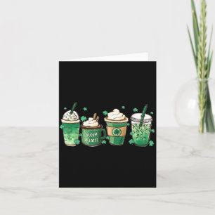 Süßer Kaffee St. Patrick's Day 2022 Glücklicher La Karte