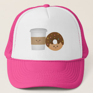 Süßer Kaffee und Donut, du vervollständigst mich Truckerkappe