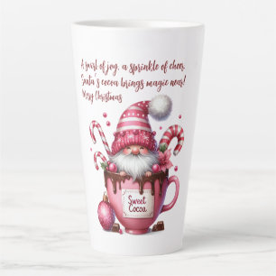 Süßer Kakao-Santa-Gnom Milchtasse