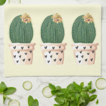 Süßer Kaktus-Herz-Topf Whimsical Sukkulenten-Blume