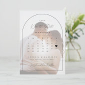 Süßer Kalender zum Vormerken des Termins Save The Date (Stehend Vorderseite)