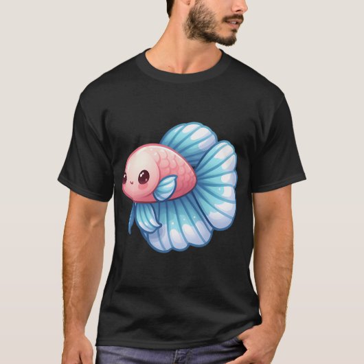 Süßer Kampffisch T-Shirt (Vorderseite)