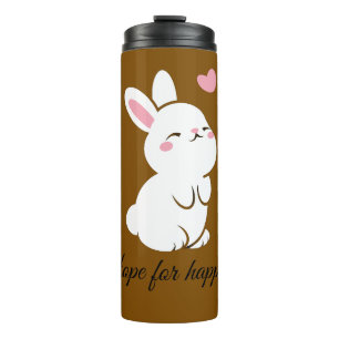 Süßer Kaninchen-Thermal-Tumbler Thermosbecher