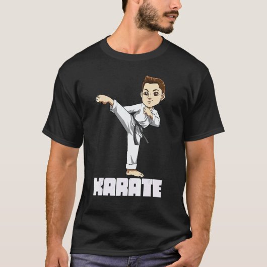 Süßer Karate-Junge 1 T-Shirt (Vorderseite)