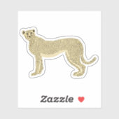 Süßer Käse Aufkleber (Blatt)