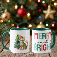 Süßer Katzen-Weihnachten fröhlich und hell