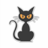 Süßer Katzenaufkleber Aufkleber (Vorderseite)