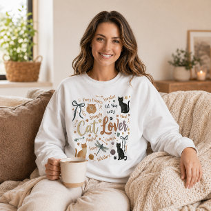 Süßer Katzenliebhaber Kuschelige Kawaii Katzen Kus Sweatshirt