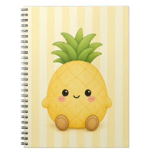 Süßer Kawaii-Ananas-Notizblock Notizblock