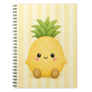 Süßer Kawaii-Ananas-Notizblock Notizblock