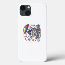 Süßer Kawaii-Astronaut Sommer Strand Space TrStick