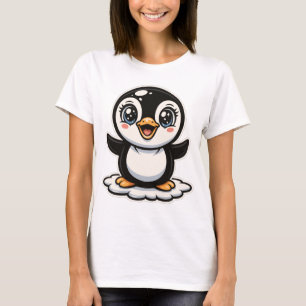 Süßer Kawaii-Babypinguin T-Shirt