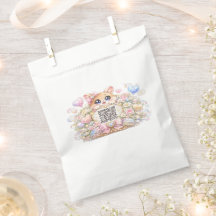 Süßer Kawaii benutzerdefinierter QR-Code Katze Pas