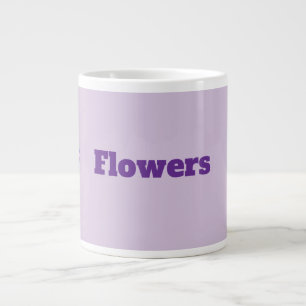 Süßer Kawaii-Blumen-Roboter Jumbo-Tasse
