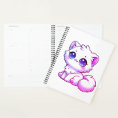 Süßer Kawaii Fluffiger Kätzchen Planer (Anzeige)