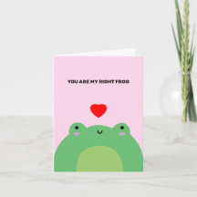 Süßer Kawaii Frosch Rotes Herz Herr Richtiger Kröt
