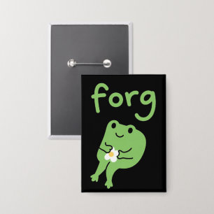 Süßer Kawaii-Froschkuchen-Meme Süße Ästhetik Verg  Button