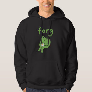 Süßer Kawaii-Froschkuchen-Meme Süße Ästhetik Verg Hoodie