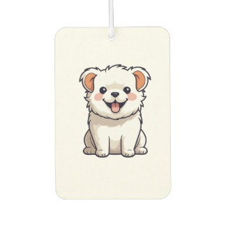 Süßer Kawaii-Hunde-Aufkleber - Bezaubernder Cartoo Autolufterfrischer