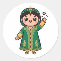 Süßer Kawaii Marokkanischer Kaftan Traditionelles 