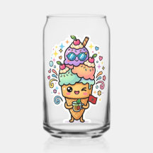 Süßer Kawaii marokkanischer Sommer-Eistee mit Minz