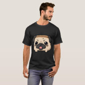 Süßer Kawaii Mops T-Shirt (Vorne ganz)