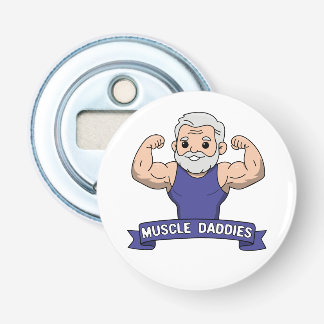 Süßer Kawaii-Muskel-Daddy bärtiger Bodybuilder Flaschenöffner