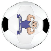 Süßer Kawaii-Muskel-Daddy-Bärtiger-Bodybuilder Fußball (Gedreht)