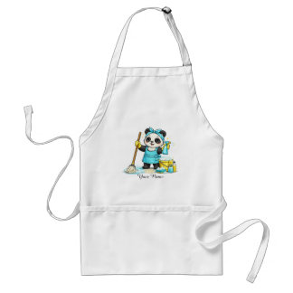 Süßer Kawaii-Reinigung-Panda-Schürze Schürze