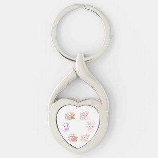 Süßer Kawaii-Schlüsselanhänger für beste Freunde - Schlüsselanhänger