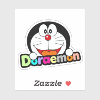 Süßer Kawaii schwarzer Doraemon Anime Aufkleber