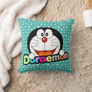 Süßer Kawaii schwarzer Doraemon Anime Kissen