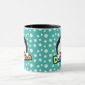 Süßer Kawaii schwarzer Doraemon Anime Tasse (Zentrum)