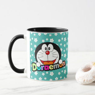 Süßer Kawaii schwarzer Doraemon Anime Tasse