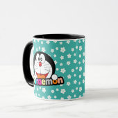 Süßer Kawaii schwarzer Doraemon Anime Tasse (Vorderseite Links)