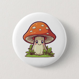 Süßer Kawaii-Stil, Pilzesuche Button